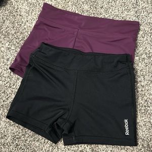 Black is Reebok purple are dance wear